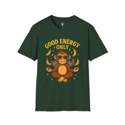 Good Energy Monkey T-Shirt, Adult