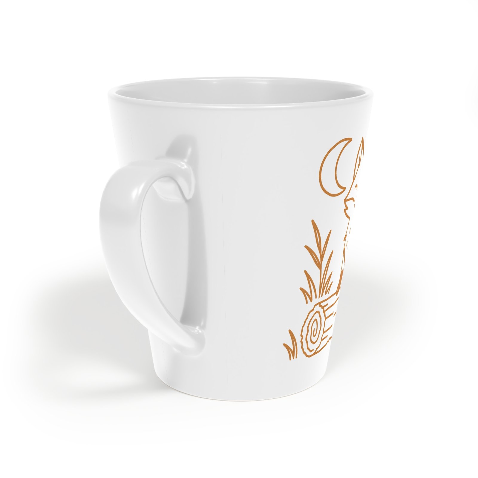 Fox Latte Mug, 12oz - Image 2