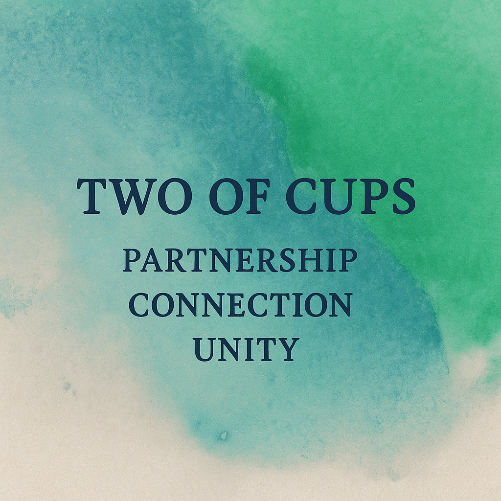 2 of cups tarot card