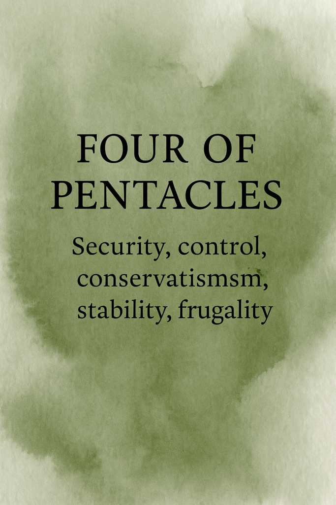 4 of pentacles