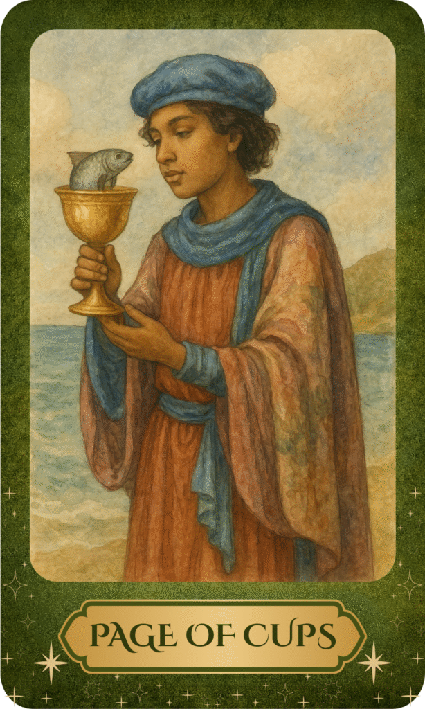 Page of cups
