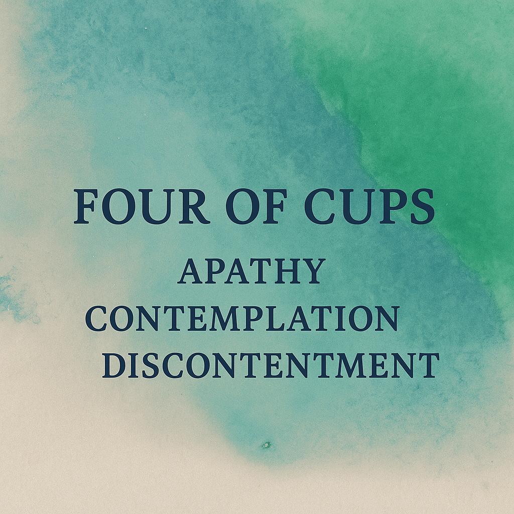 4 of cups tarot card