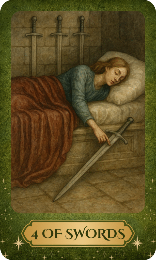 4 Of Swords Tarot Card Meaning Upright And Reversal 4 Of Swords Tarot Card Meaning Upright And Reversal