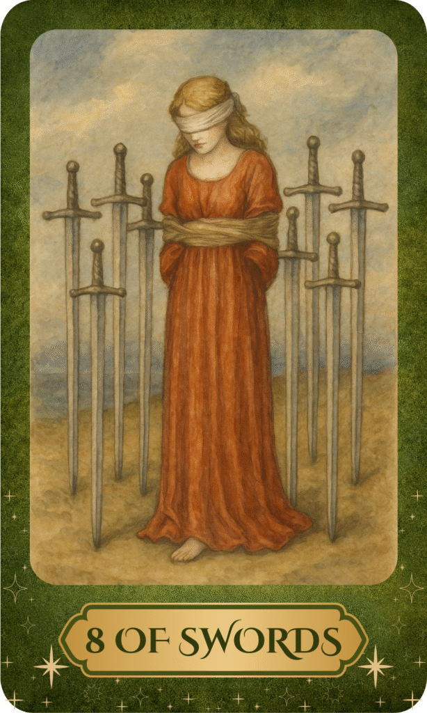 8 of swords tarot card 