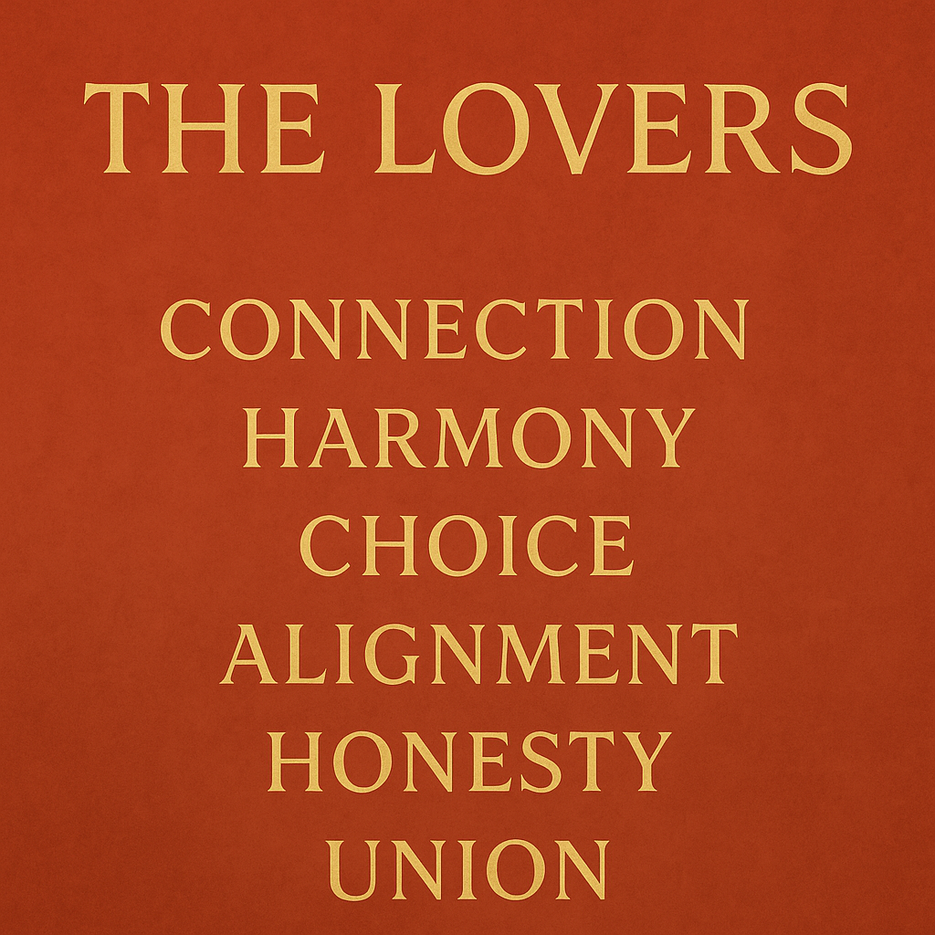 The lovers Tarot card