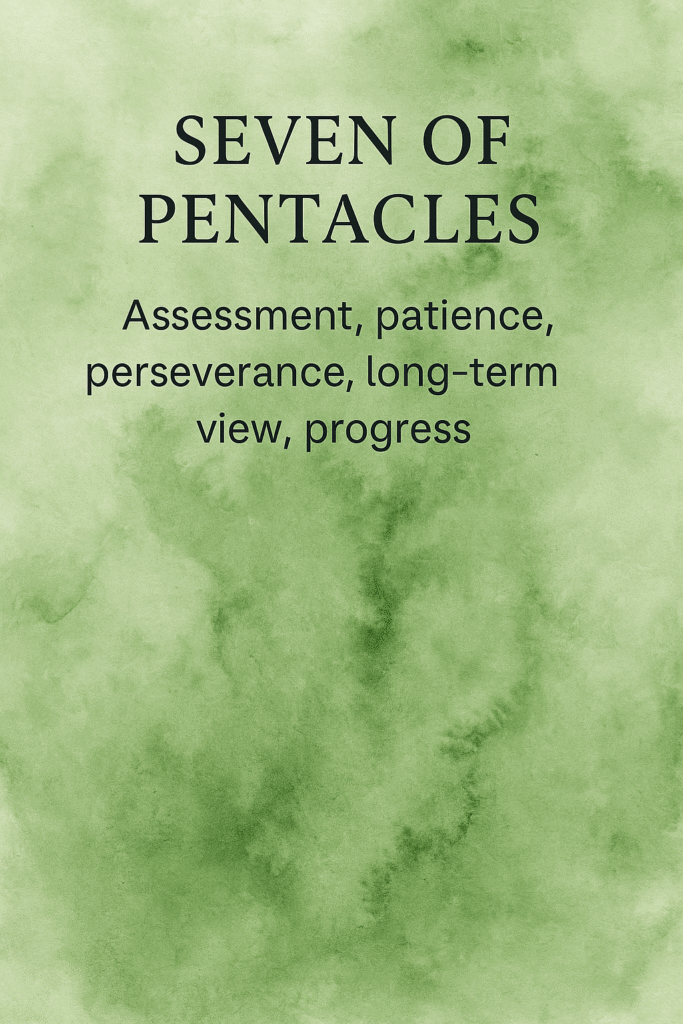 7 of pentacles