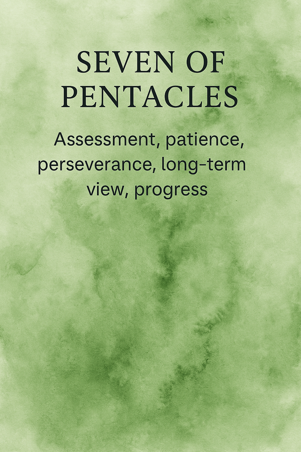 7 of pentacles