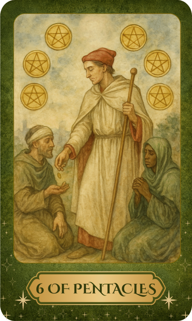 6 of pentacles