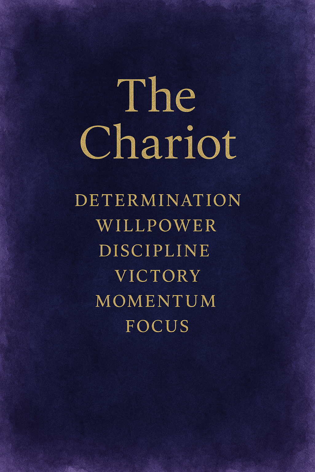 The Chariot Tarot