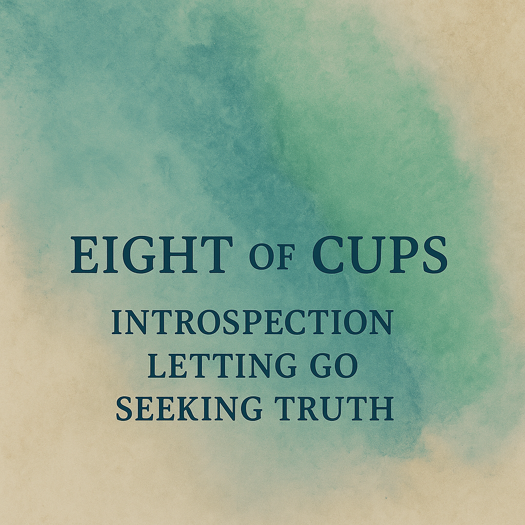 8 of cups tarot card