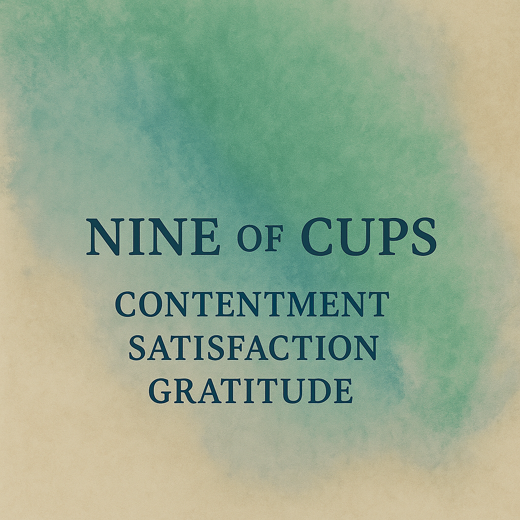 9 of cups tarot card