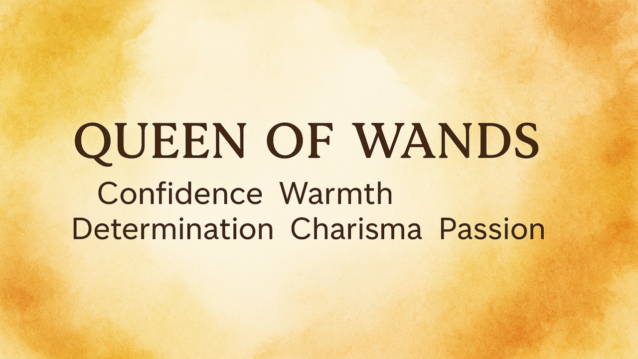 Queen of Wands Tarot Card Meaning