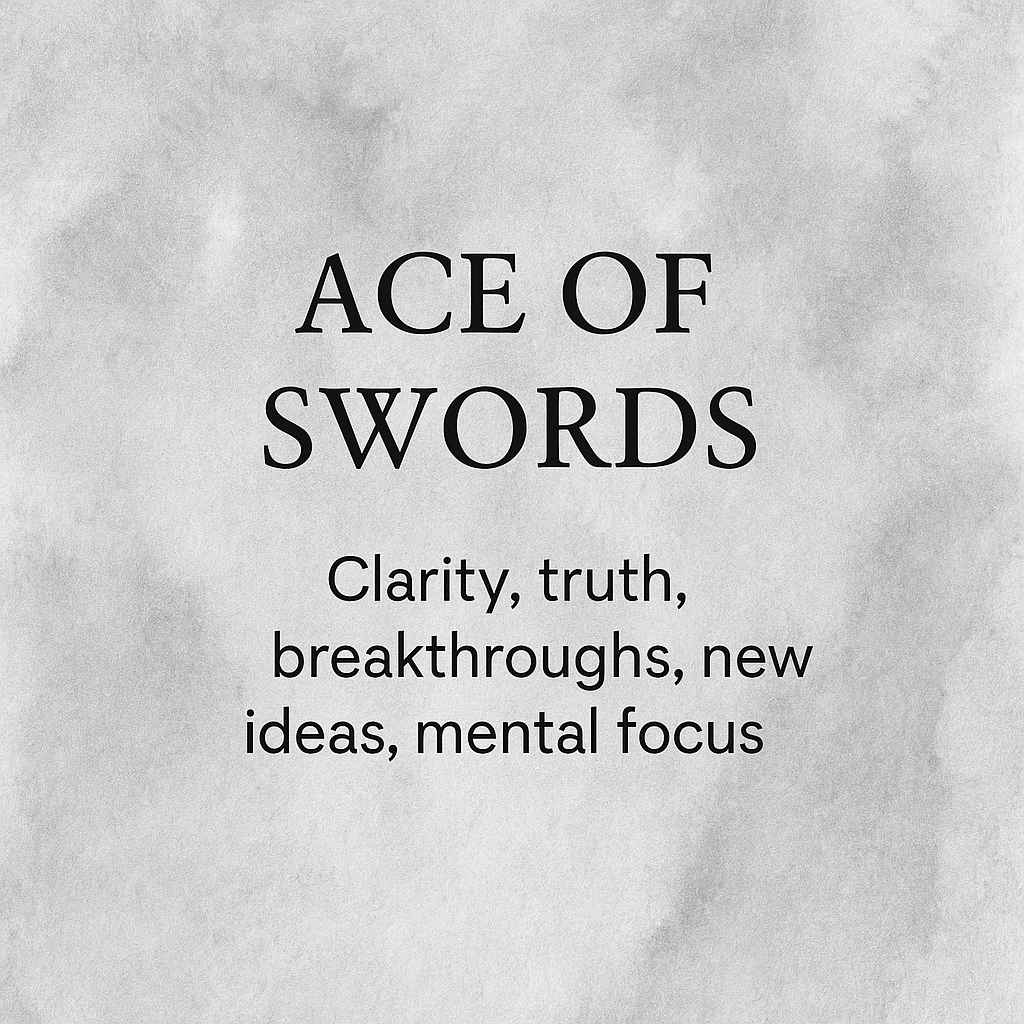 Ace of swords