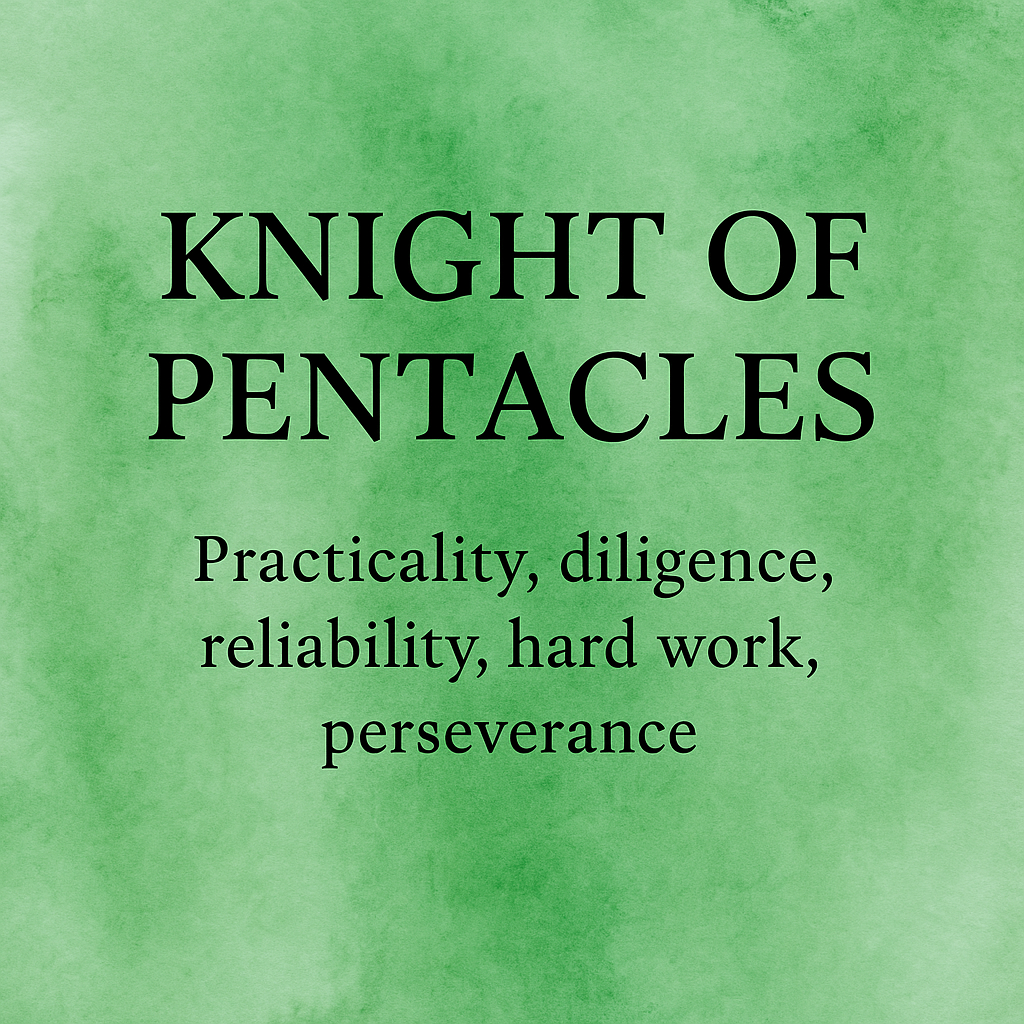 knight of pentacles
