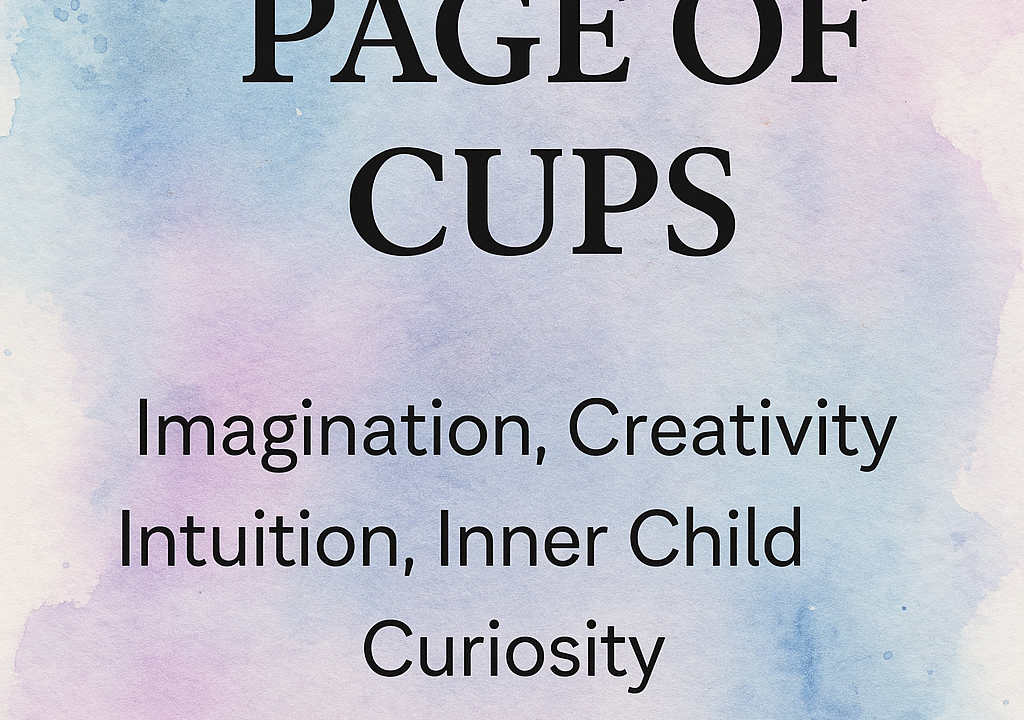 Page of Cups Tarot Card  Meaning