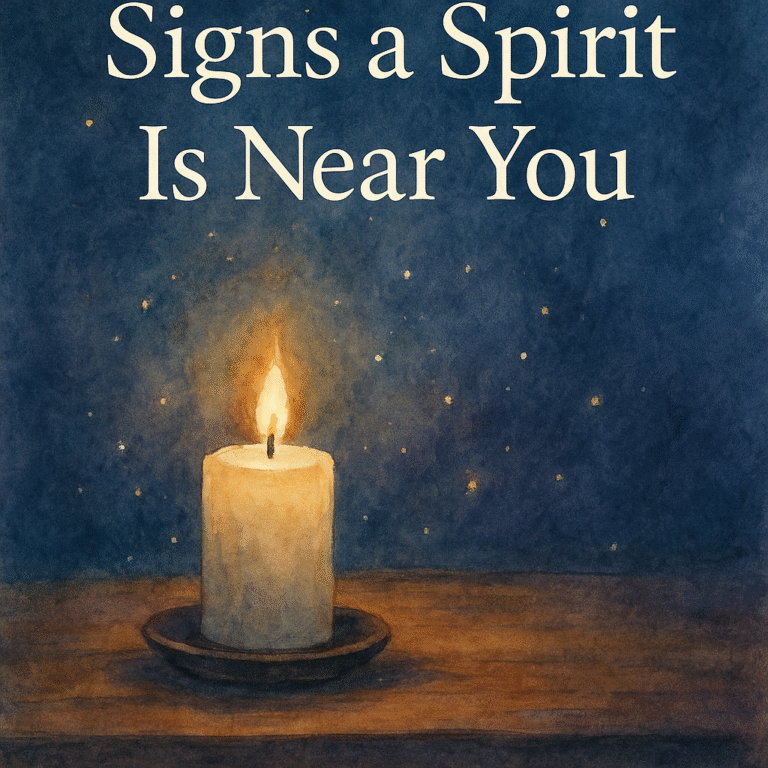 signs a spirit is near you