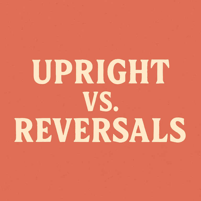 upright vs reversal tarot card