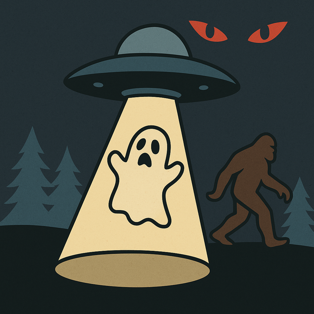 Campfire stories, ufo, sasquatch